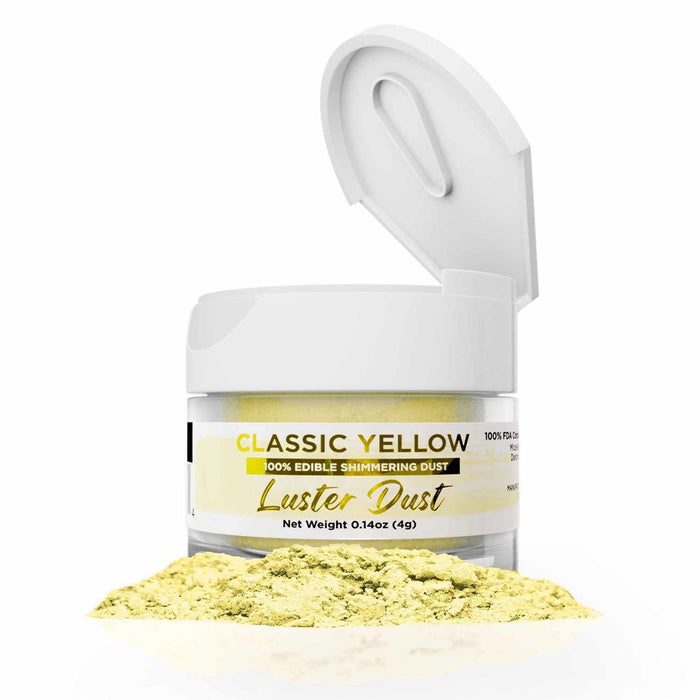 Classic Yellow Luster Dust Edible | Bakell-Luster Dusts-bakell