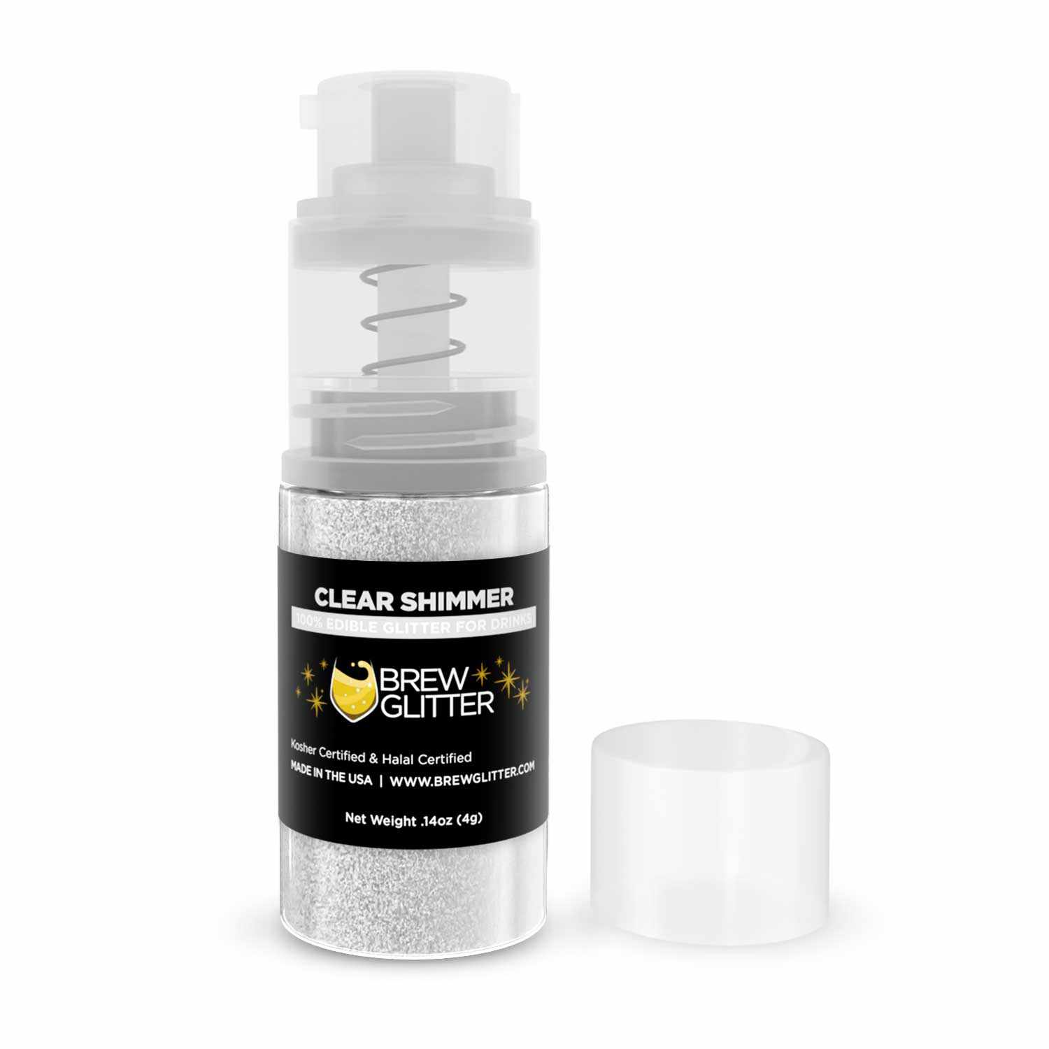 Shop Clear Shimmer Mini Spray Pump | 4 Gram Mini Spray Pump For Drinks