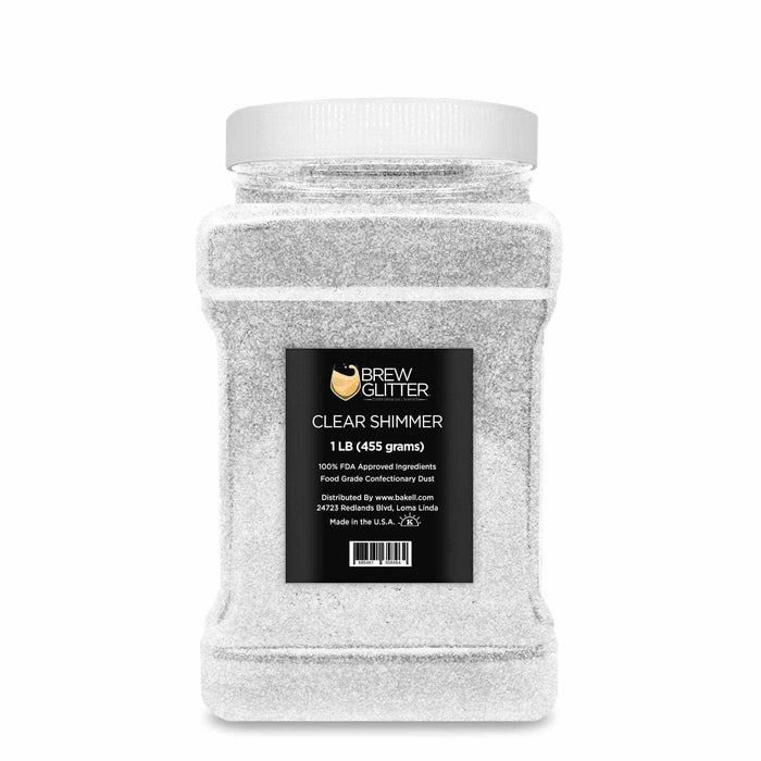 Clear Sparkle Glitter for Coffee, Cappuccinos & Lattes | Bakell.com
