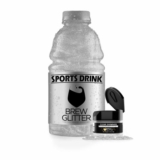 Clear Brew Glitter Shimmer for Sports & Energy Drinks | Bakell