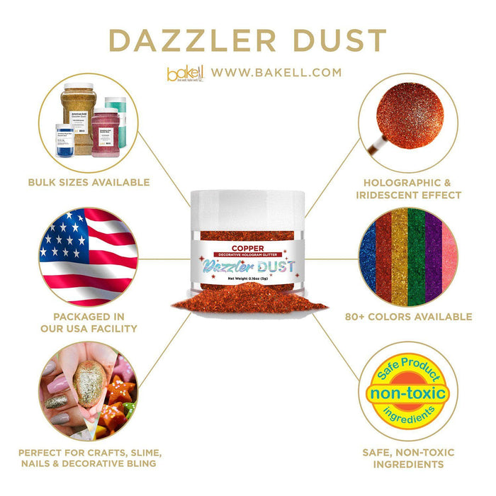 Copper Decorating Dazzler Dust | Bakell® from Bakell.com
