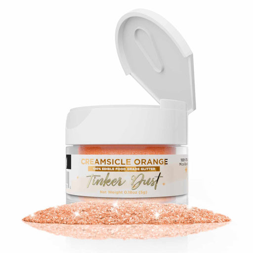 Creamsicle Orange Edible Glitter | Tinker Dust® 5 Grams-Tinker Dust_5G_Google Feed-bakell