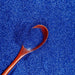 Dark Blue Sapphire Ultrafine Metallic Craft Glitter Dazzler Dust with a wooden spoon.