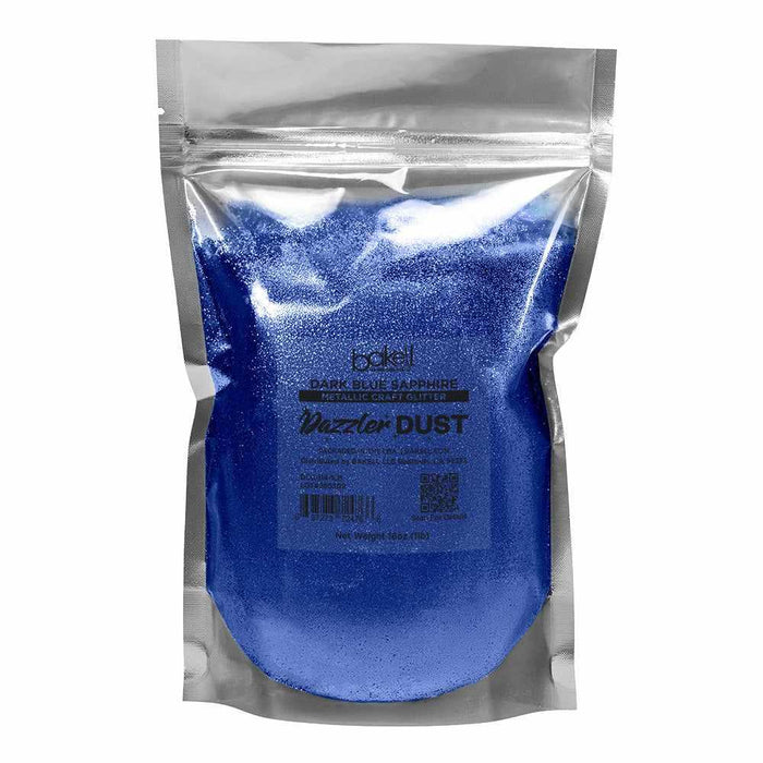 Dark Blue Sapphire Ultrafine Metallic Craft Glitter Dazzler Dust | Premium Polyester Non-Toxic | Bakell-B2C_Dazzler Dust-bakell