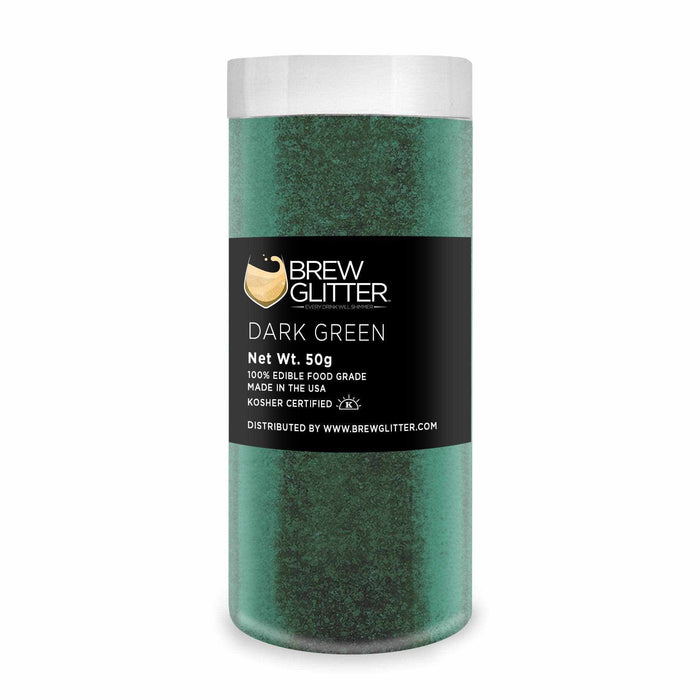 Dark Green Beverage & Drink Glitter, Edible Glitter | Bakell.com
