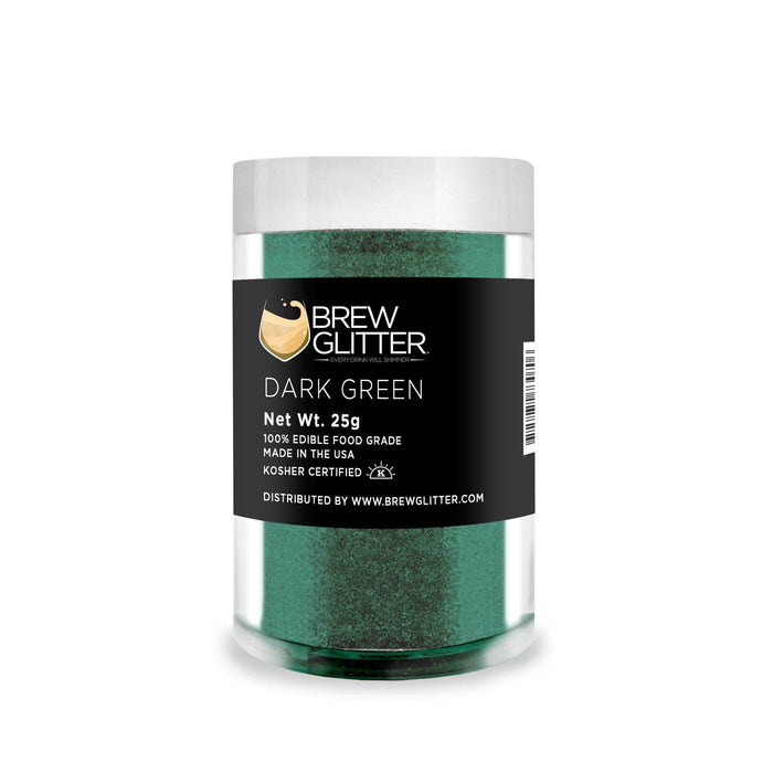 Dark Green Brew Glitter® | Buy edible beverage glitter in bulk!