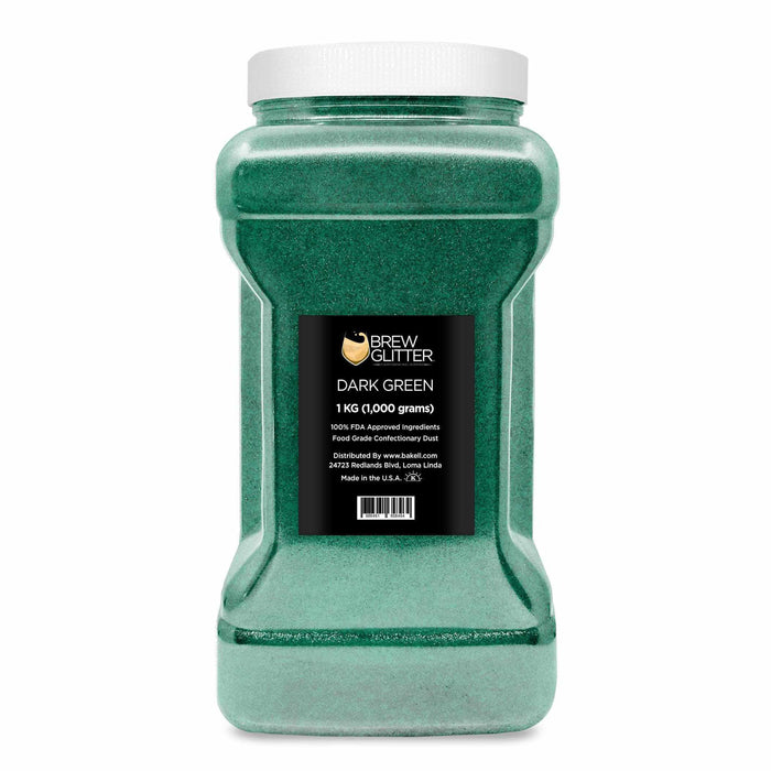 Dark Green Brew Glitter | 4g Green Drinks Glitter | Bakell