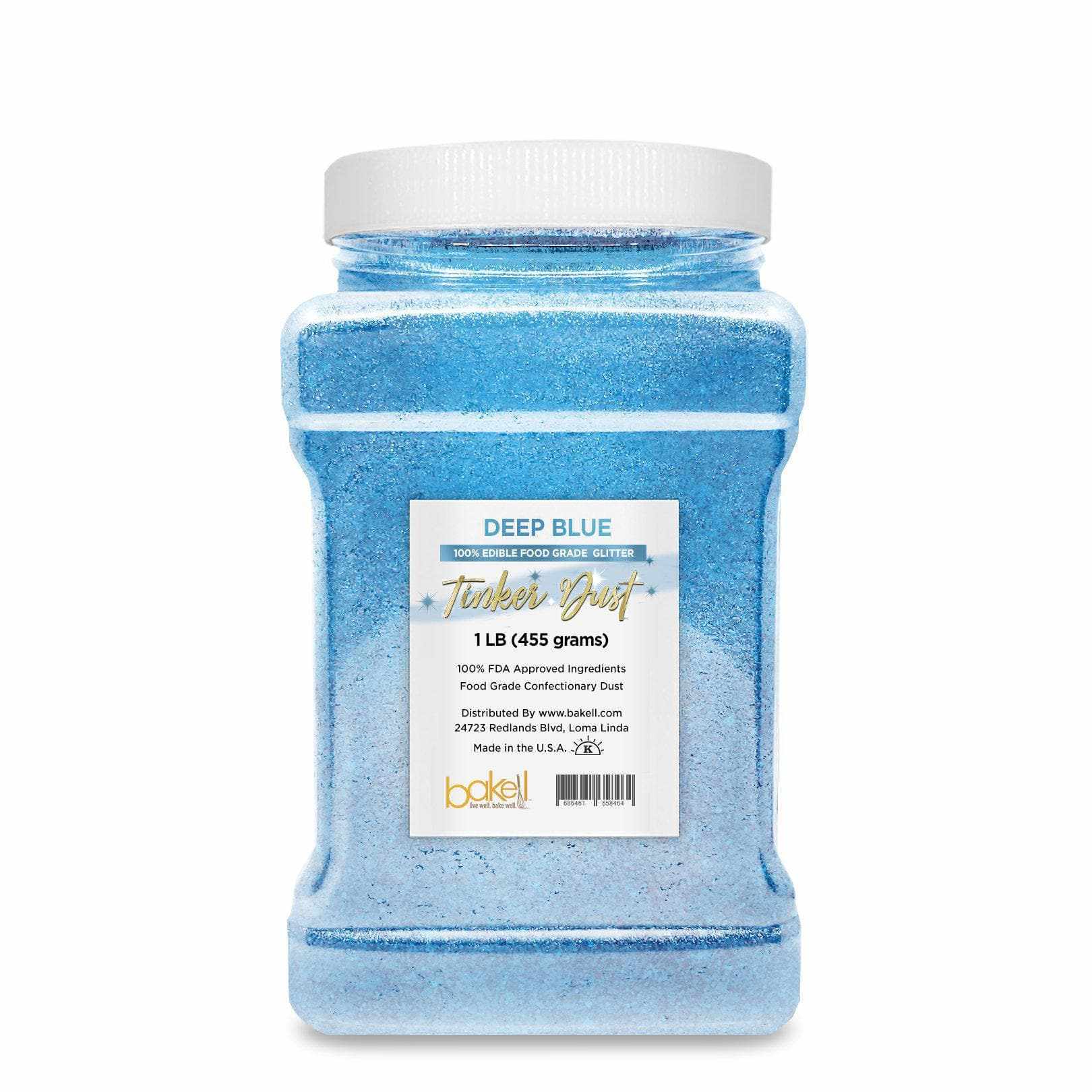Shop Deep Blue Edible Glitter Tinker Dust, 5g Jar | Bakell