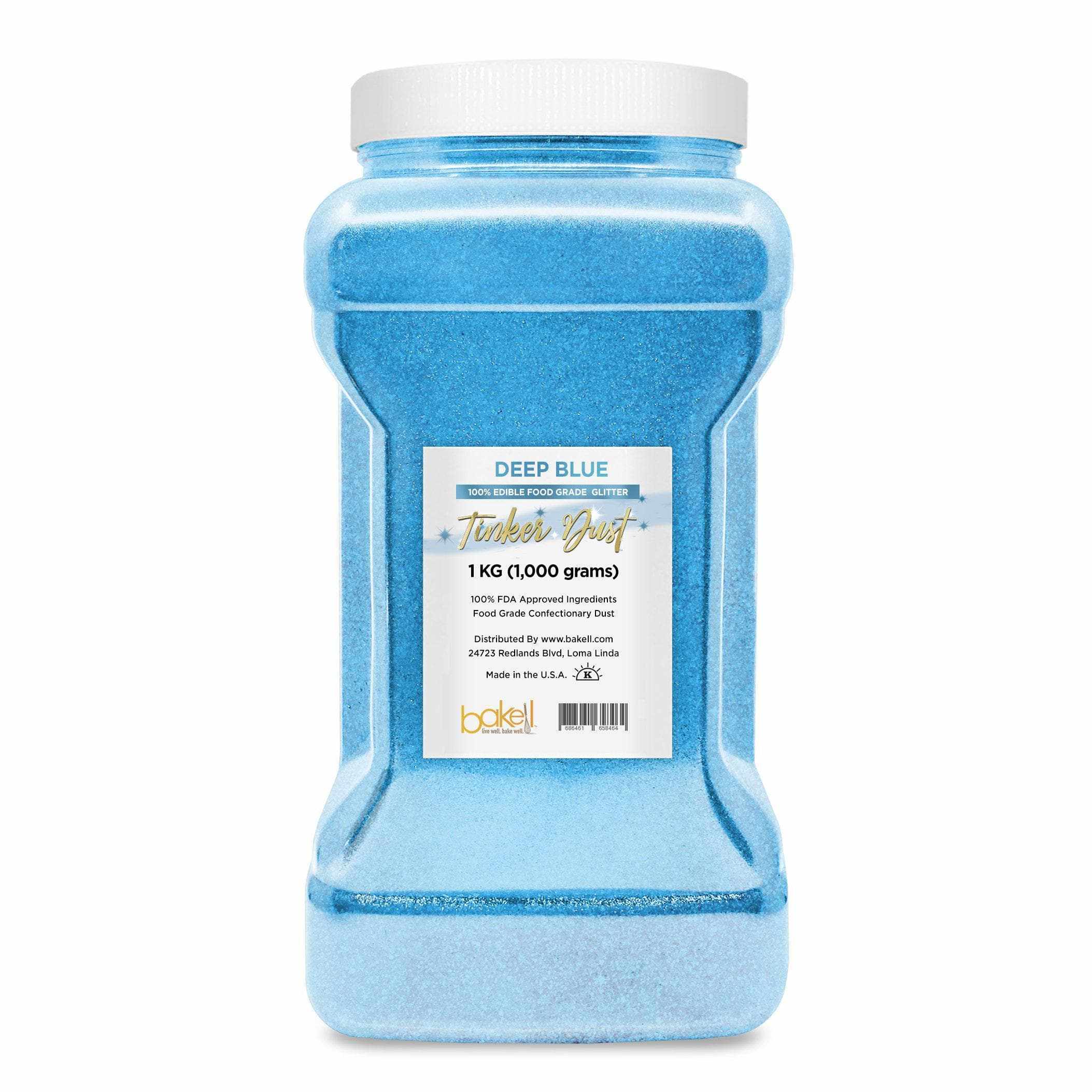 Shop Deep Blue Edible Glitter Tinker Dust, 5g Jar | Bakell