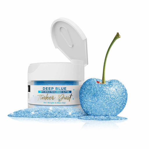 Deep Blue Edible Glitter | Tinker Dust® 5 Grams-Tinker Dust_5G_Google Feed-bakell