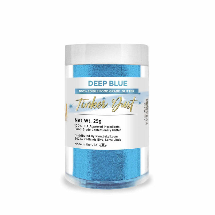 Shop Deep Blue Edible Glitter Tinker Dust, 5g Jar | Bakell