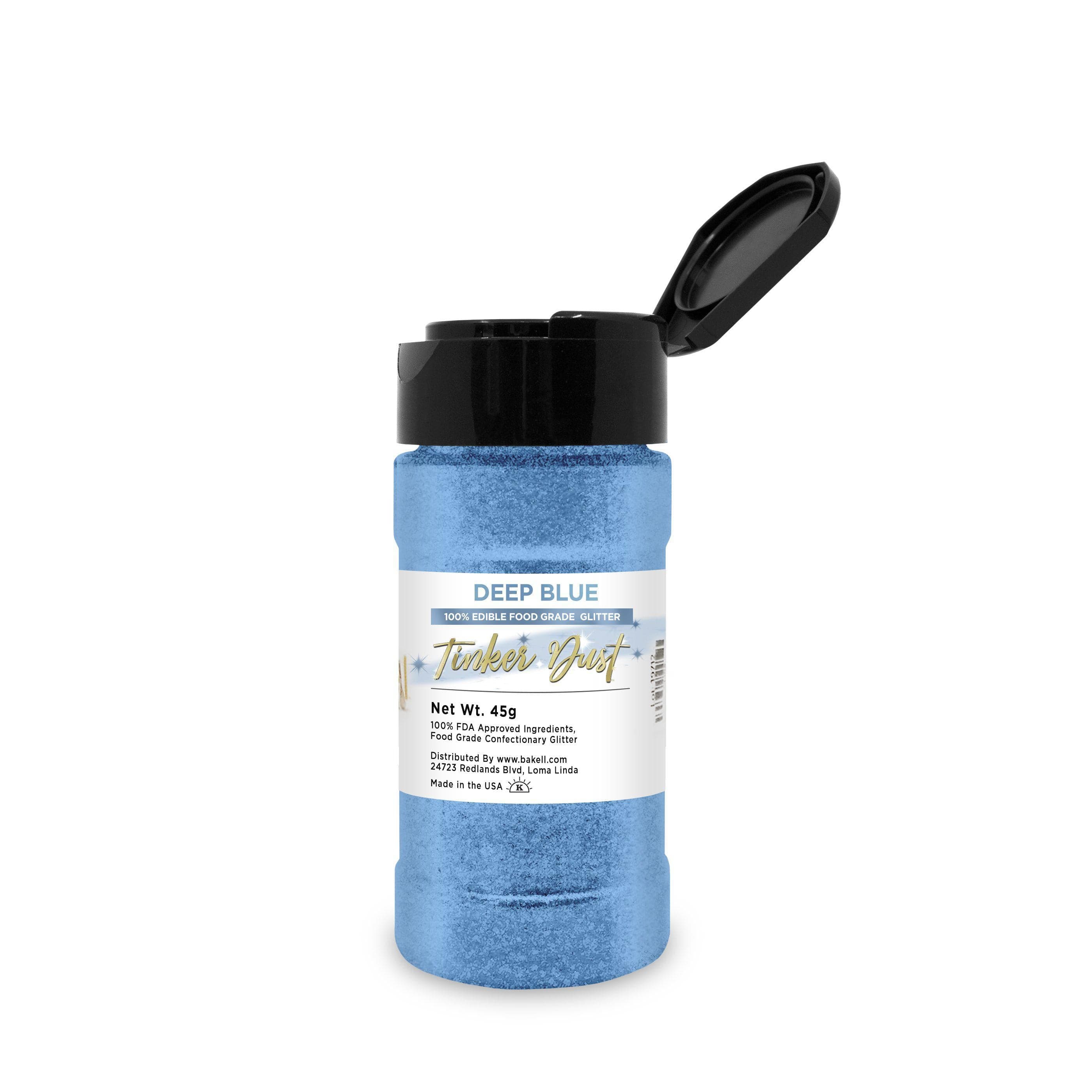 Shop Deep Blue Edible Glitter Tinker Dust, 5g Jar | Bakell