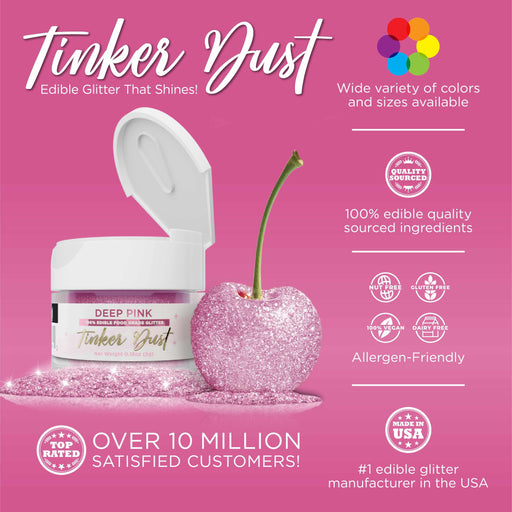 Deep Pink Tinker Dust® Glitter | Wholesale-Wholesale_Tinker Dust-bakell