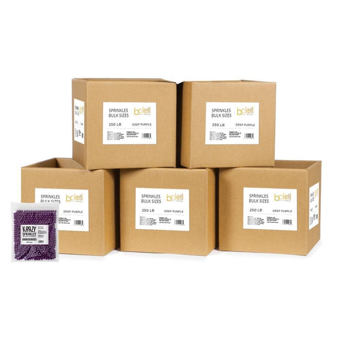 Bulk Deep Purple 8mm Beads by the case | Polka-dot Effect | Bakell