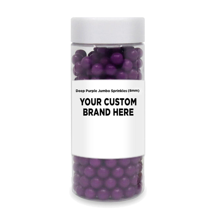 Deep Purple 8mm Beads Sprinkles | Private Label (48 units per/case) | Bakell