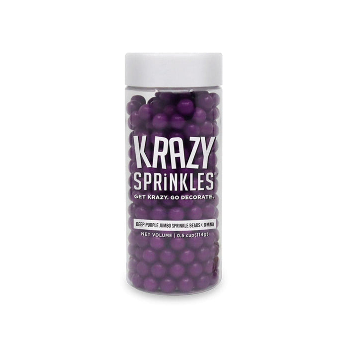 Deep Purple 8mm Sprinkle Beads-Krazy Sprinkles_HalfCup_Google Feed-bakell