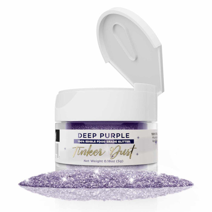 Deep Purple Edible Glitter | Tinker Dust® 5 Grams-Tinker Dust_5G_Google Feed-bakell