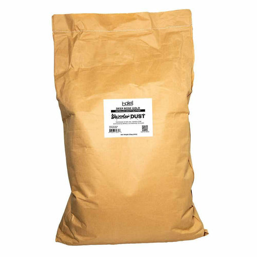 Deep Rose Gold Ultrafine Metallic Craft Glitter Dazzler Dust | Bulk 44lb Bag | Premium Polyester Non-Toxic | Bakell-Bulk_Dazzler Dust-bakell