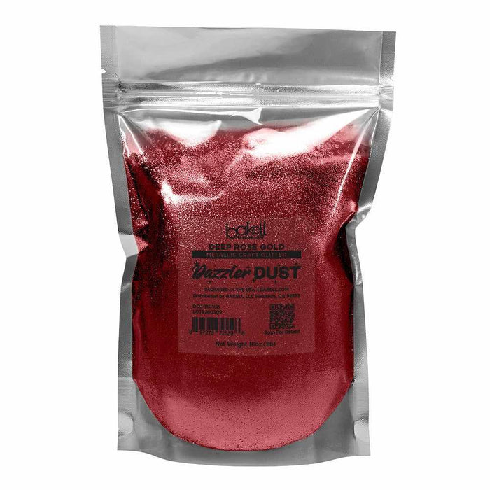 Deep Rose Gold Ultrafine Metallic Craft Glitter Dazzler Dust | Premium Polyester Non-Toxic | Bakell-B2C_Dazzler Dust-bakell