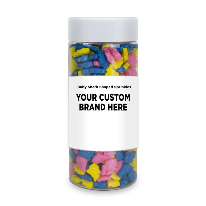 Baby Shark Shaped Sprinkles | Private Label (48 units per/case) | Bakell