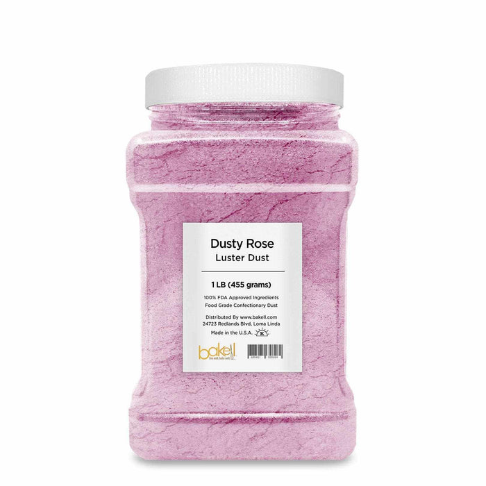 Dusty Pink Luster Dust | 100% Edible & Kosher Pareve | Wholesale | Bakell.com