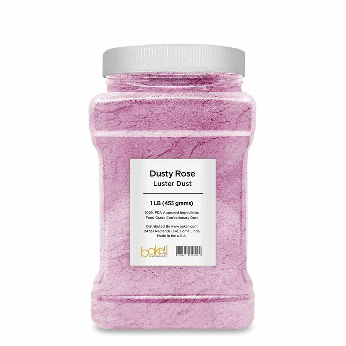Dusty Rose Pink Edible Pearlized Luster Dust | Bakell