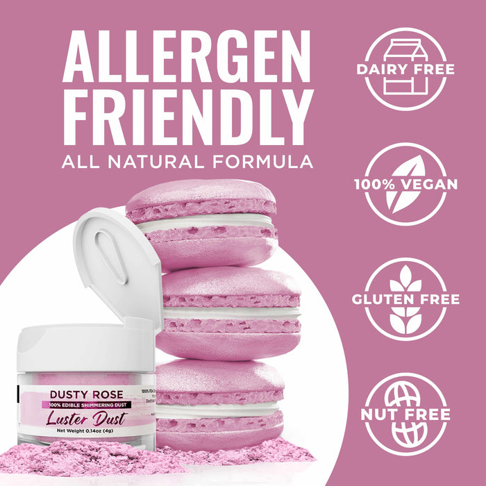 Dusty Rose Luster Dust Private Label-Private Label_Luster Dust-bakell