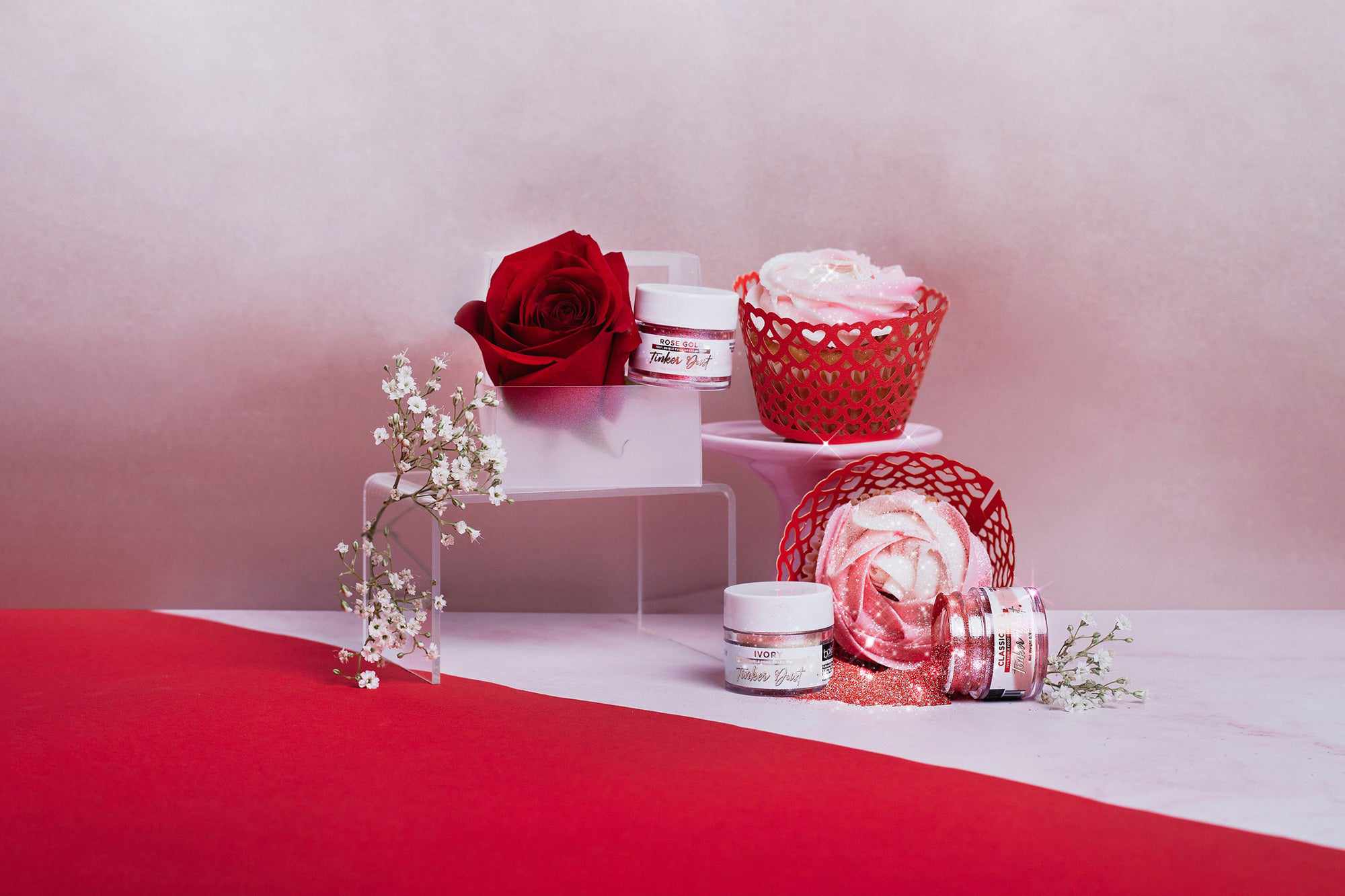 edible glitter combo pack sale for valentine's day