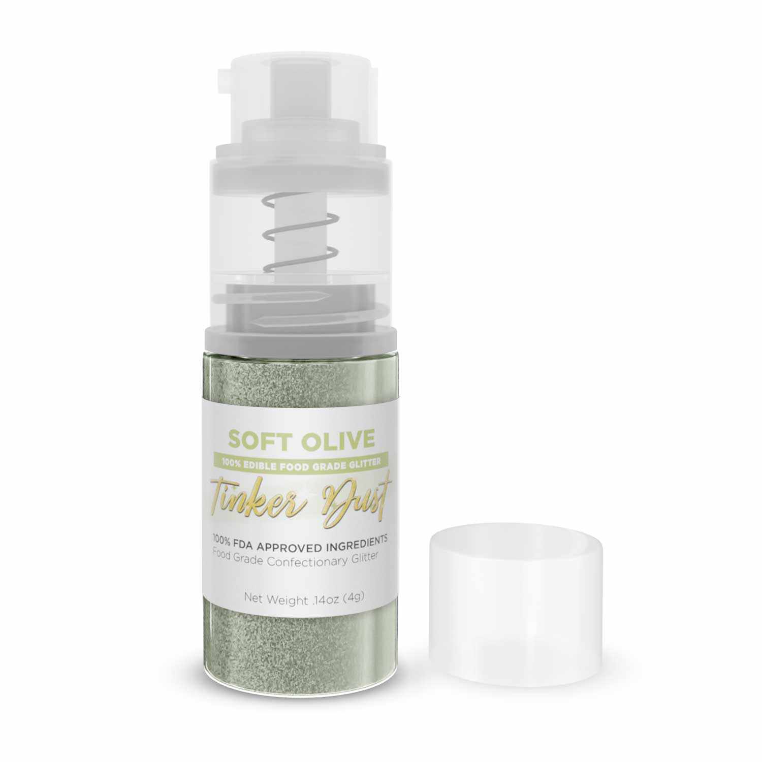 Soft Olive Edible Glitter Spray 