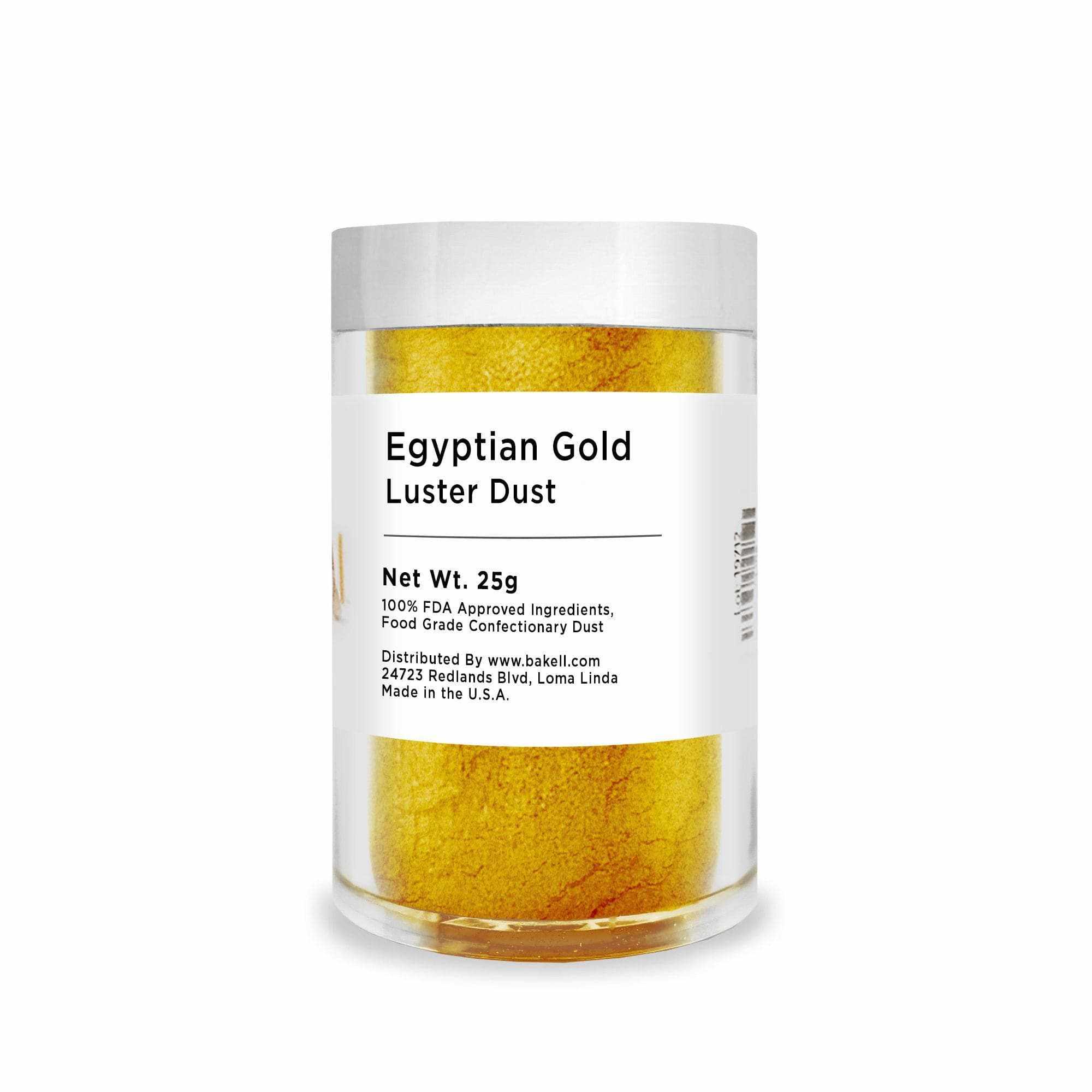 Edible Egyptian Gold Luster Dust | 4g Decorating Gold Dust | Bakell