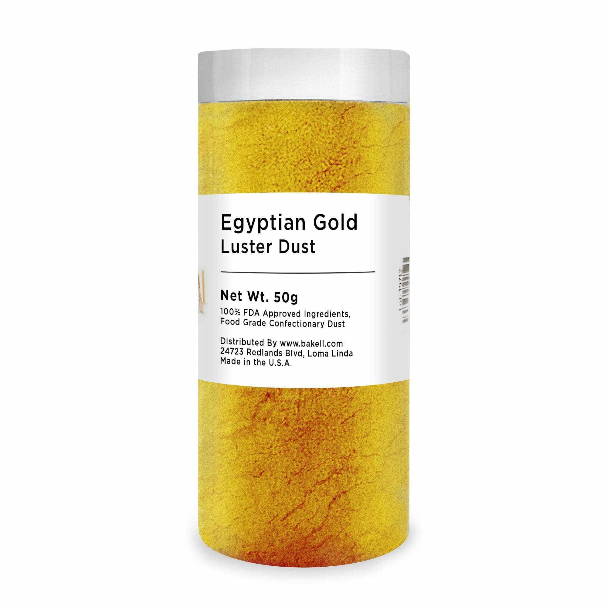 Edible Egyptian Gold Luster Dust | 4g Decorating Gold Dust | Bakell