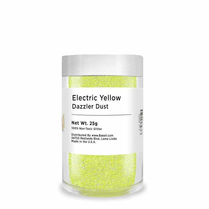 Electric Citrus Yellow Glow In the Dark Hologram Glitter | Bakell