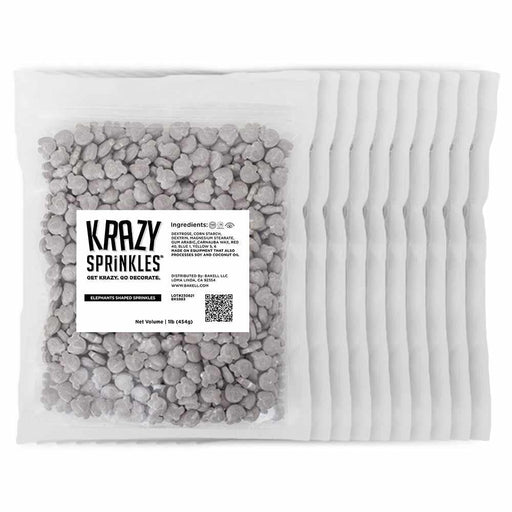 Elephant Shaped Sprinkles by Krazy Sprinkles®|Wholesale Sprinkles