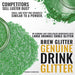 infographic on green brew glitter genuine drink glitter vs competitors