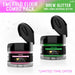 green and pink edible drink glitter jars in 'emerald elixir' bundle
