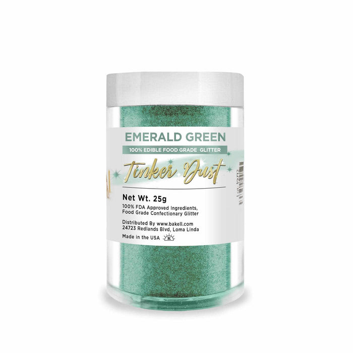 Emerald Green Tinker Dust, 5g Jar | #1 Site for Edible Glitter & Dust!