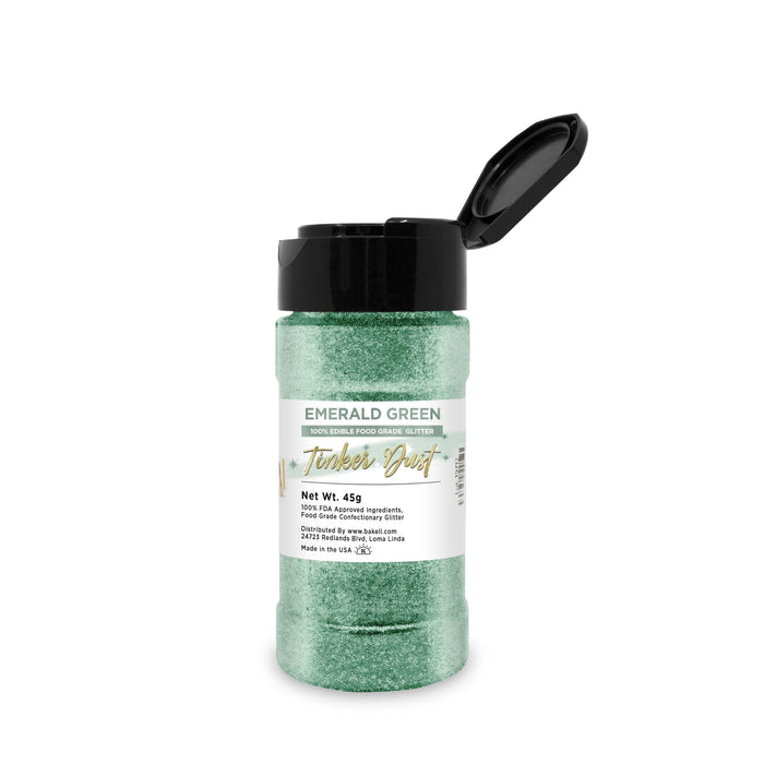 Emerald Green Tinker Dust, 5g Jar | #1 Site for Edible Glitter & Dust!