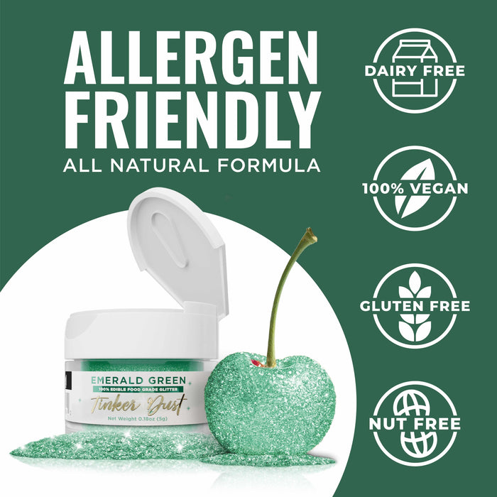 Emerald Green Tinker Dust® Glitter Bulk Size-Bulk_Tinker Dust-bakell