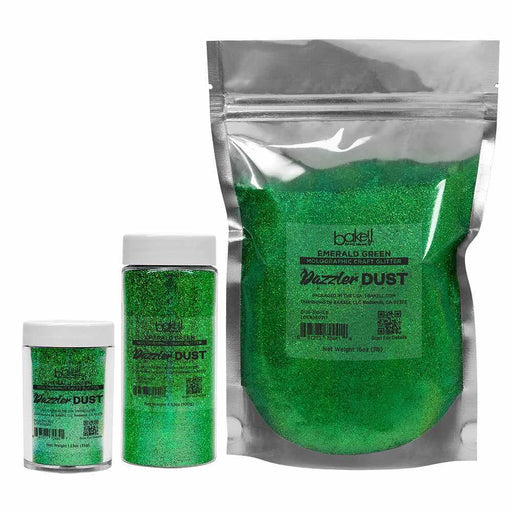 Emerald Green Ultrafine Holographic Craft Glitter Dazzler Dust | Premium Polyester Non-Toxic | Bakell-B2C_Dazzler Dust-bakell
