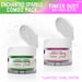 green and pink edible glitter for food jars in 'enchanted sparkle' bundle
