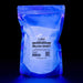 Fresh Snow white Dazzler Dust matte UV reactive craft glitter in a 1lb bag.