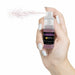 Front View of a hand spraying a 4 gram pump of Fuchsia Edible Glitter for Drinks | bakell.com