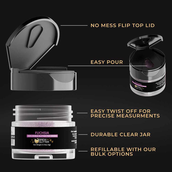 Fuchsia Brew Glitter® Wholesale-Wholesale_Brew Glitter-bakell