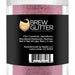 Close up view showing ingredients of Fuchsia Colored Edible Glitter for Drinks | bakell.com