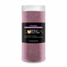 Close Up View of a Fuchsia Colored Edible Glitter for Drinks in a 50g jar | bakell.com