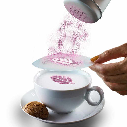 Fuchsia Drink Glitter for Lattes, Coffee, Foam Art | Bakell-Latte Glitter-bakell