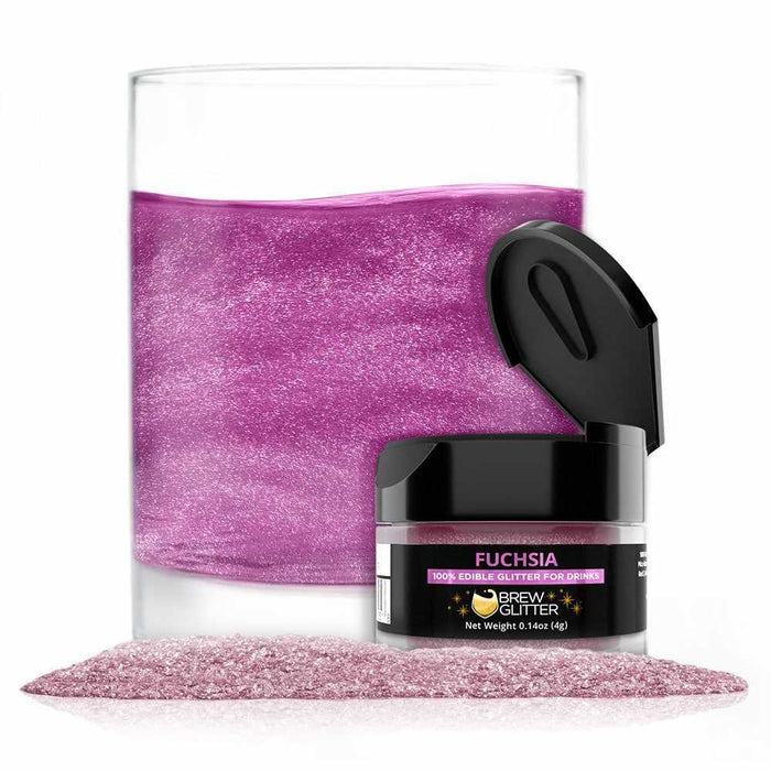 Fuchsia Edible Glitter Dust for Drinks | Brew Glitter®-Google Feed_Brew Glitter-bakell