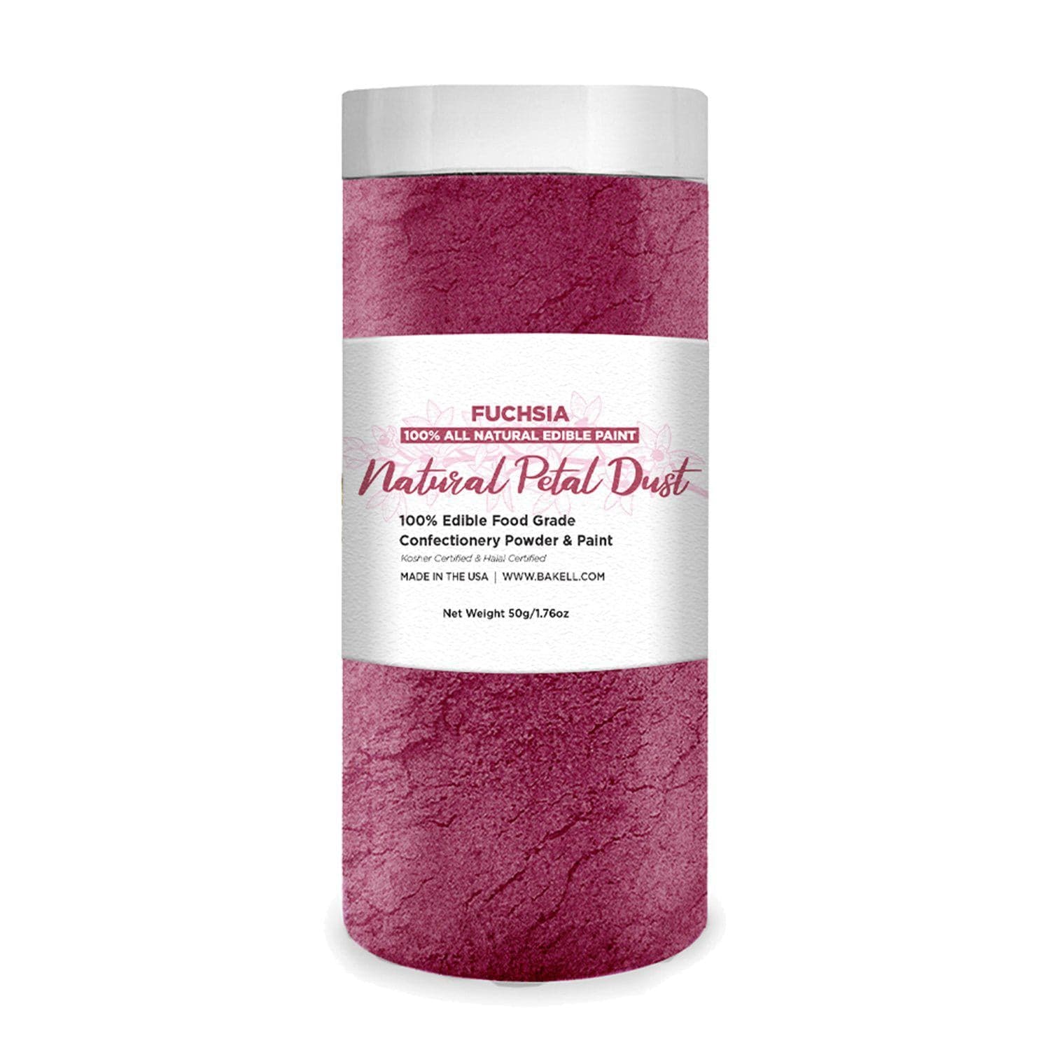 Fuchsia All Natural Petal Dust | Edible Food Coloring Powder | Kosher | Bakell.com