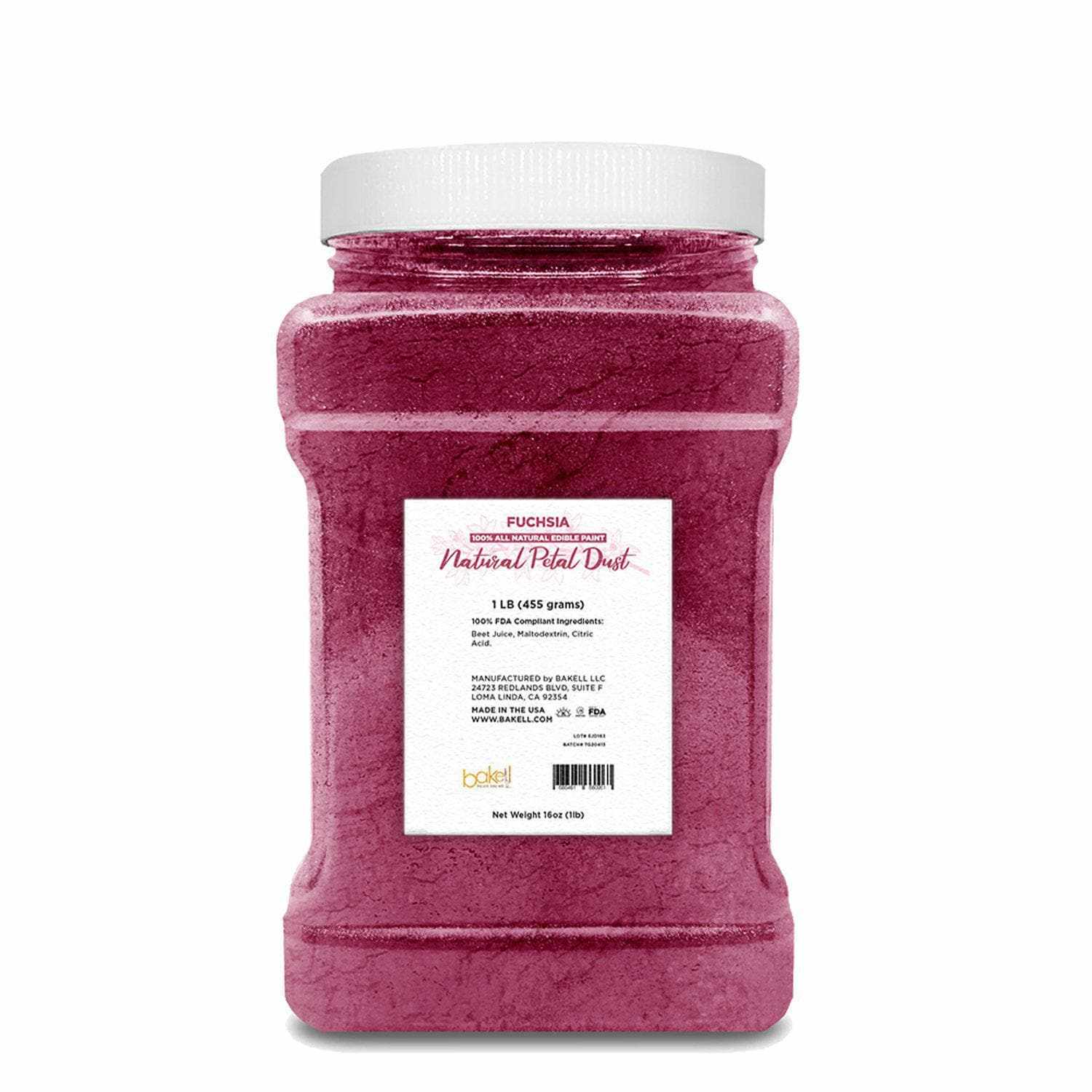 Fuchsia All Natural Petal Dust | Edible Food Coloring Powder | Kosher | Bakell.com