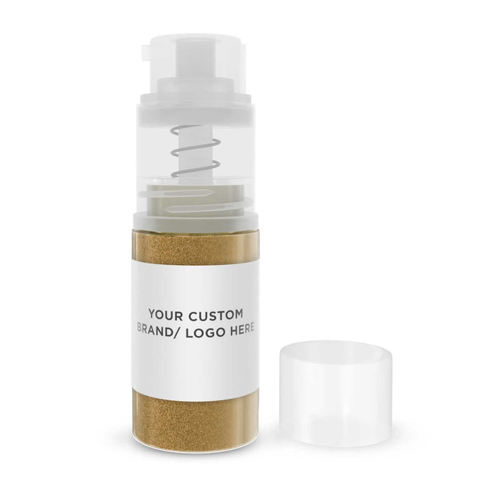 Gold Brew Glitter | Your Brand and Logo Featured on New Mini Pumps